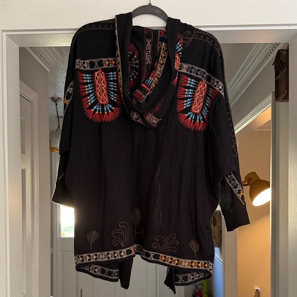 Johnny Was Embroidered Open Cardigan - Picture 4 of 6